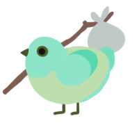 (unnamed), a gluppy and mint chicken with a head pattern