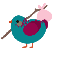 (unnamed), a teal and maroon chicken with a neck-speckle pattern