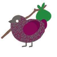 xyx grey, a grey and wine chicken with a double-lace pattern