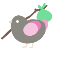 July, a ash and pink chicken