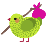 Sour Apple, a lime and chartreuse chicken with a lace pattern