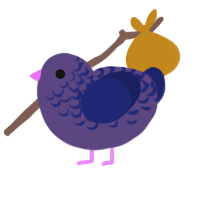 (unnamed), a overcast and navy chicken with a half-lace pattern