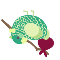 Foamed sea, a turquoise and gluppy chicken with a lace pattern