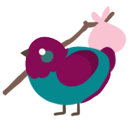 Wow, a teal and wine chicken with a head pattern