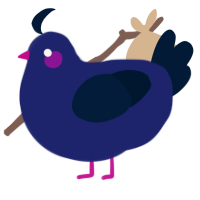Ice Queen, a navy and tumblr chicken