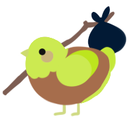 (unnamed), a brown and lime chicken with a head pattern