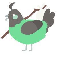 April, a spring and grey chicken with a head pattern