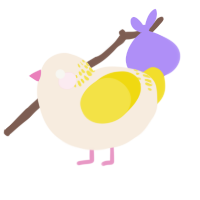 Halo, a cream and yellow chicken with a neck-band pattern
