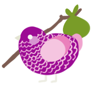 (unnamed), a plum and pink chicken with a lace pattern