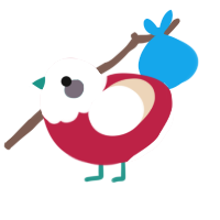 Dried Toothpaste, a crimson and cream chicken with a head pattern