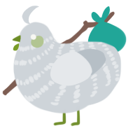 A mist chicken with a bar pattern