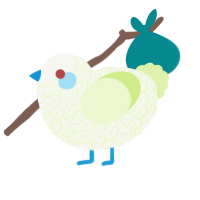 Discus, a white and apple chicken with a double-lace pattern