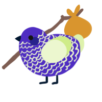 (unnamed), a indigo and apple chicken with a lace pattern
