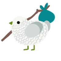 Bruce, a white and silver chicken with a lace pattern