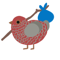 (unnamed), a red and ash chicken with a lace pattern