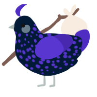 (unnamed), a tumblr and indigo chicken with a speckle pattern