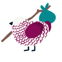 (unnamed), a white and wine chicken with a lace pattern