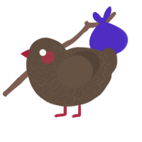 (unnamed), a bark chicken with a double-lace pattern