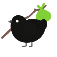 (unnamed), a black chicken with a half-lace pattern