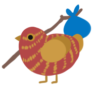 Honey, a red and gold chicken with a bar pattern