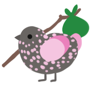 (unnamed), a grey and pink chicken with a speckle pattern
