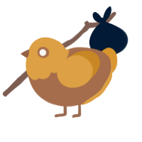Brown xyx, a brown and orange chicken with a head pattern