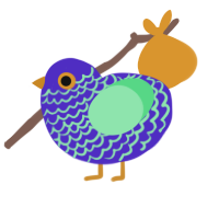 (unnamed), a indigo and spring chicken with a lace pattern