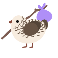 (unnamed), a cream and bark chicken with a half-lace pattern