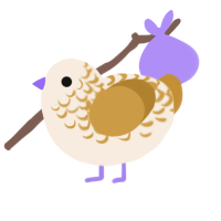royalty, a cream and gold chicken with a half-lace pattern