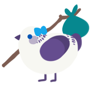 Rarity, a white and overcast chicken with a neck-band pattern
