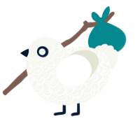 ww tumblr dl, a white chicken with a double-lace pattern