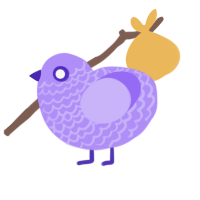 (unnamed), a lilac chicken with a lace pattern