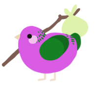 (unnamed), a orchid and leaf chicken with a neck-band pattern