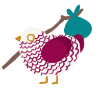 (unnamed), a white and maroon chicken with a lace pattern