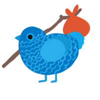 (unnamed), a sapphire and sky chicken with a lace pattern