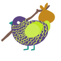(unnamed), a overcast and lime chicken with a lace pattern