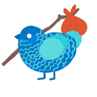 (unnamed), a sapphire and aqua chicken with a lace pattern