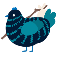 Sculk Sensor, a tumblr and sea chicken with a bar pattern