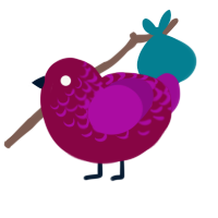 (unnamed), a maroon and plum chicken with a half-lace pattern