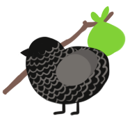 (unnamed), a black and grey chicken with a lace pattern