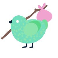 Ectoplasm, a mint and spring chicken with a speckle pattern