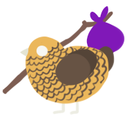 (unnamed), a honey and bark chicken with a lace pattern