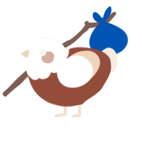 (unnamed), a russet and cream chicken with a head pattern