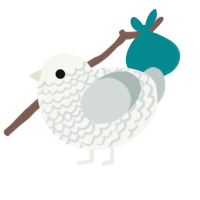 Reflective Glow, a white and silver chicken with a lace pattern