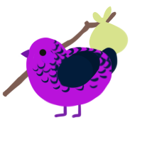 (unnamed), a amethyst and tumblr chicken with a half-lace pattern