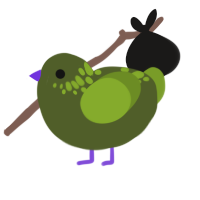 (unnamed), a olive and chartreuse chicken with a neck-speckle pattern