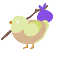 (unnamed), a beige and lemon chicken with a head pattern