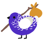 (unnamed), a indigo and white chicken with a half-lace pattern