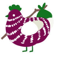 (unnamed), a wine and white chicken with a bar pattern