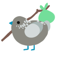 ebelr, a ash and silver chicken with a neck-speckle pattern